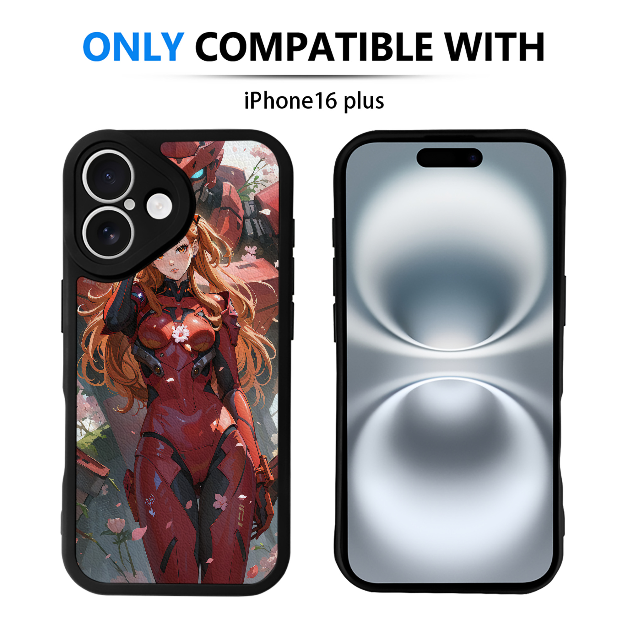 （画像用） EVA 新世紀エヴァンゲリオン 【iPhone 16シリーズ対応】シリコンスマホケース（レザー調） 材質：シリコン